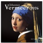 poznámkový Johannes Vermeer 30 x 30 cm 2026 – Sleviste.cz