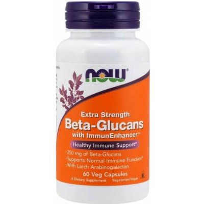 Now Foods Beta-Glukany + ImmunEnhancer extra silné 60 kapslí – Hledejceny.cz