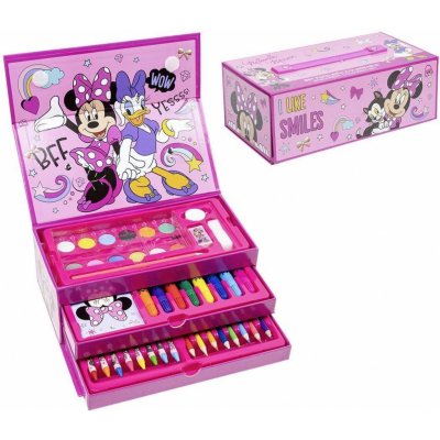 Sonstige Minnie Mouse Colour Set Růžový kufřík – Hledejceny.cz