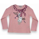 Sezon Dívčí trička s dlouhým rukávem wild cat Meruňková – Hledejceny.cz
