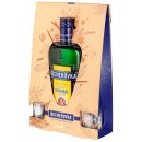 Likér Becherovka 38% 0,7 l (dárkové balení 2 sklenice)