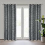 EUROFIRANY ZÁVĚS NA KROUŽCÍCH SEMI 140X250 CM VZOROVANÁ – Hledejceny.cz