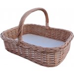 OVČÍ VĚCI Velký proutěný podnos 52x37cm – Zboží Dáma