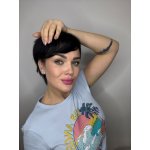 Amaya paruka z pravých a umělých vlasů Černohnědá – Zboží Mobilmania