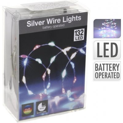 KOOPMAN Dekorační osvětlení řetěz 132 mikro LED barevné délka 2 m – Hledejceny.cz