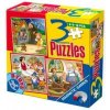 Puzzle D-Toys Magnetické 3v1 Pohádky 6,9,16 dílků