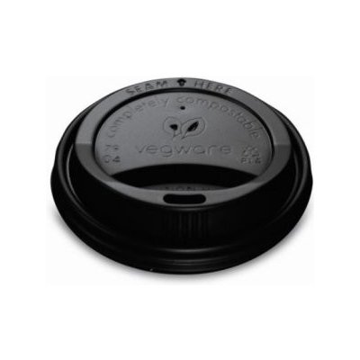 CPLA Černé víčko pro kelímek 240ml – Zboží Dáma