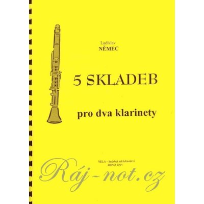 5 SKLADEB PRO DVA KLARINETY & KLAVÍR Ladislav Němec – Zbozi.Blesk.cz