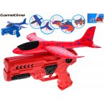 Gametime pistole 21 cm s letadlem pěnovým vystřelovacím mix barev modrá červená – Hledejceny.cz