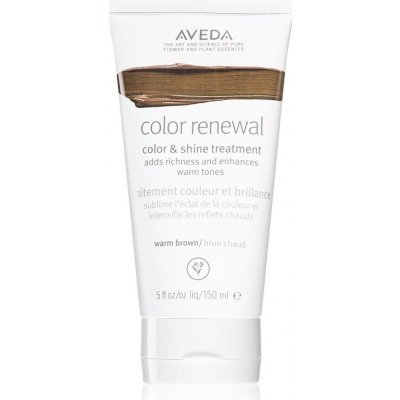 Aveda Color Renewal Color & Shine Treatment barvicí maska na vlasy Warm Brown 150 ml