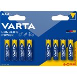VARTA LongLife Power AAA 8ks VARTA-4903SO – Zbozi.Blesk.cz