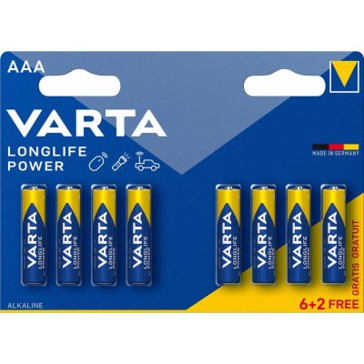 VARTA LongLife Power AAA 8ks VARTA-4903SO – Zboží Mobilmania