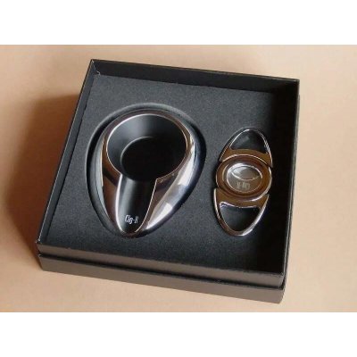 Chacom Dárkový set doutníkový popelník ořezávač COF 03 Chrome – Sleviste.cz