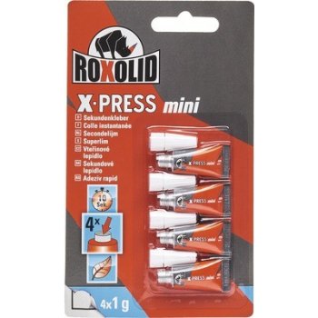 ROXOLID X-PRESS Lepidlo sekundové 4x1g