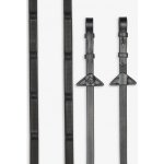 LeMieux Měkké gumové otěže Soft Rubber hnědá /Silver Drezurní – Hledejceny.cz