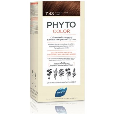 Phyto color 7.43 Měděná zlatá blond – Zboží Mobilmania