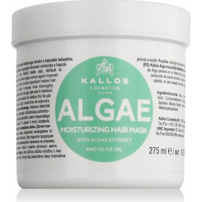 KALLOS Kallos Algae Moisturizing Hair Mask with Algea extract and Olive oil 275 ml – Hledejceny.cz