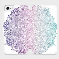 Pouzdro Mobiwear Flipové Apple iPhone SE 2020 / SE 2022 - M008S Mandala