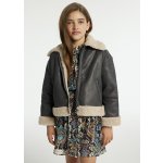 Mayoral bunda koženková s beránkem šedá – Zboží Dáma