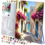 Massido 699014 Obraz pro malování podle čísel Ulička 40 x 50 cm – Zboží Mobilmania