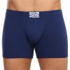 Boxerky, trenky, slipy, tanga Styx boxerky long klasická guma modré F968