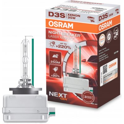 OSRAM XENONOVÉ VÝBOJKY XENARC NIGHT BREAKER LASER +220% D3S 66340XNN | Zboží Auto