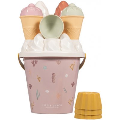 Little Dutch Sada kbelíků na písek se zmrzlinou Ocean Dreams Pink – Sleviste.cz