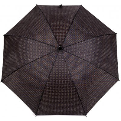 Pánský vystřelovací deštník se vzorem hnědá tmavá – Sleviste.cz