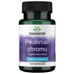 Swanson Chrom Pikolinát 200 mcg 100 kapslí – Hledejceny.cz