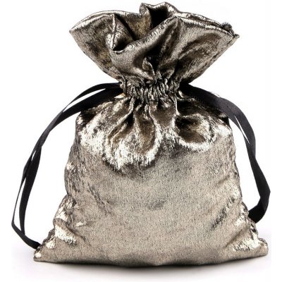Prima-obchod Dárkový pytlík s metalickým efektem 13x18 cm barva 3 zlatá tmavá – Hledejceny.cz