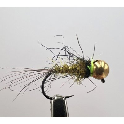 AzFishing Nymfa s Tungstenovou Hlavou Olivka vel 16 3,3mm – Hledejceny.cz