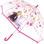 Frozen deštník manuální průhledný
