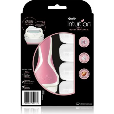 Wilkinson Sword Intuition 2in1 Ultra Moisture + 5 ks hlavic – Hledejceny.cz