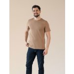 Cityzenwear AGEN pánské tričko pralinkové hnědá – Zboží Mobilmania