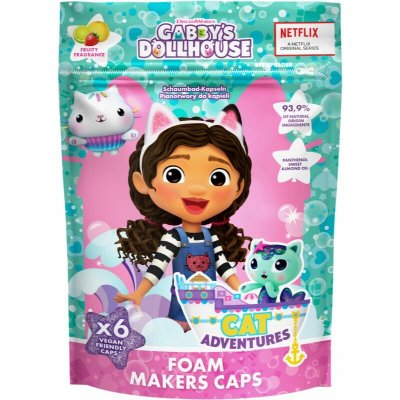 Gabby's Dollhouse Foam Makers pěna do koupele pro děti 3y+ 6x16 g – Zboží Dáma