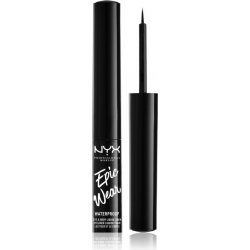 Oční linka NYX Professional Makeup Epic Wear Metallic Liquid Liner dlouhotrvající gelové oční linky 01 Black Metal 3,5 ml