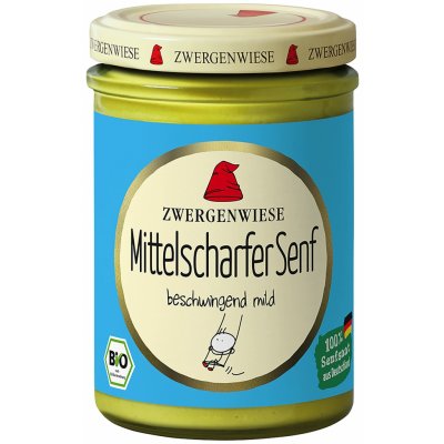 Zwegenwiese Hořčice středně ostrá Bio 160ml – Zboží Dáma