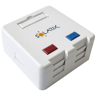 Zásuvka Solarix SXMO-2-0-WH – Hledejceny.cz