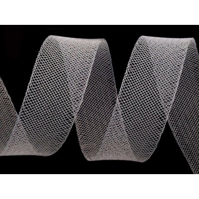 Prima-obchod Modistická krinolína na vyztužení šatů a výrobu fascinátorů šíře 2,5 cm, barva 7 (CC33) transparent – Hledejceny.cz