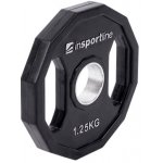 inSPORTline Ruberton Pogumovaný olympijský kotouč 1,25 kg 50 mm – Zboží Dáma