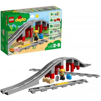 LEGO® DUPLO® 10872 Doplňky k vláčku most a koleje