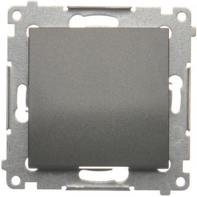 Simon DW6A.01/X/48 řazení 6 přístroj s krytem 16AX 250V šroubové svorky antracit metalizovaná – Hledejceny.cz