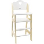 VIGA PolarB Jídelní židlička Bílá Dřevěná – Zboží Dáma