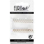 EUROSTIL A7 sponky 2 ks s perlami 5,5 cm – Zboží Dáma