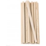 dp Craft Tyčky dřevěné přírodní s čtvercovým průřezem 6x6mm (16ks) – Zbozi.Blesk.cz