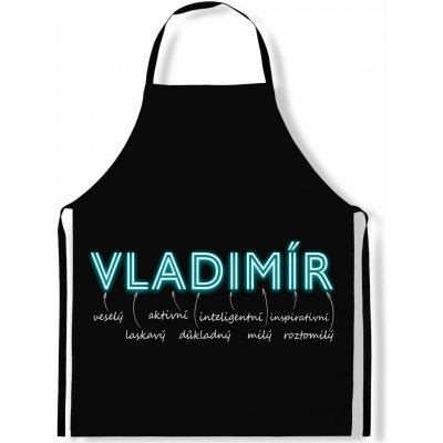 IMPAR Zástěra Mužská jména Neon Vladimír – Hledejceny.cz