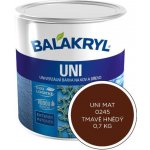 Balakryl Uni mat 0,7 kg tmavě hnědý – Sleviste.cz