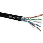 Solarix SXKD-6-FTP-PE, CAT6, FTP, PE, Fca, 500m, venkovní, černý – Zbozi.Blesk.cz