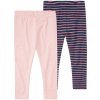 Kojenecké kalhoty a kraťasy Lupilu Dětské legíny s BIO bavlnou kusy růžová navy modrá kroužek
