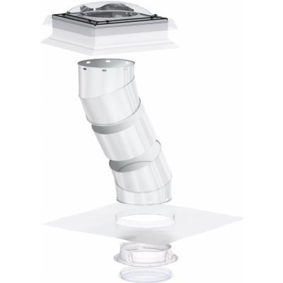 Velux TCR světlovod pevný 60x60cm/pr.35cm , P1 část (horní) – Zbozi.Blesk.cz